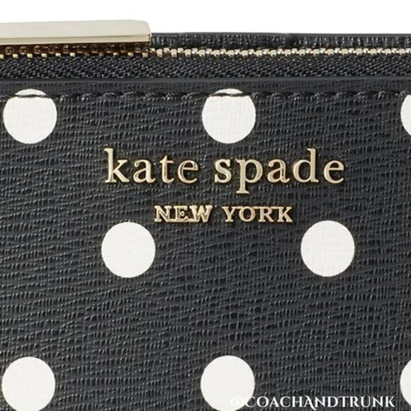 NWT KATE SPADE 2 Piece Set Spencer Cabana Dot Dome Crossbody & Bifold Wallet - Picture 12 of 12